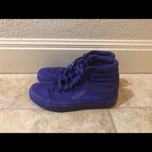 All Purple Hightop Vans